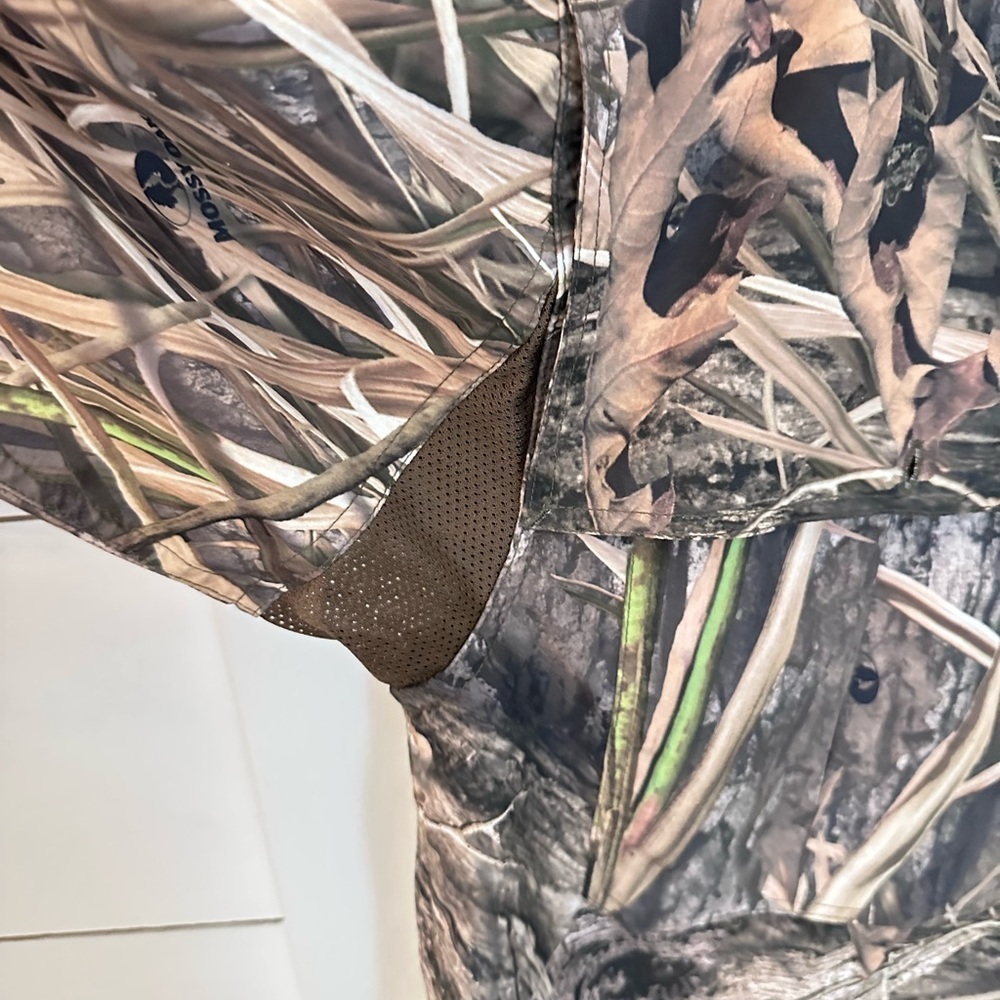 DRAKE WATERFOWL L Camo air vent Max 5 hyper shield windproof UPC+ button top - Picture 7 of 13